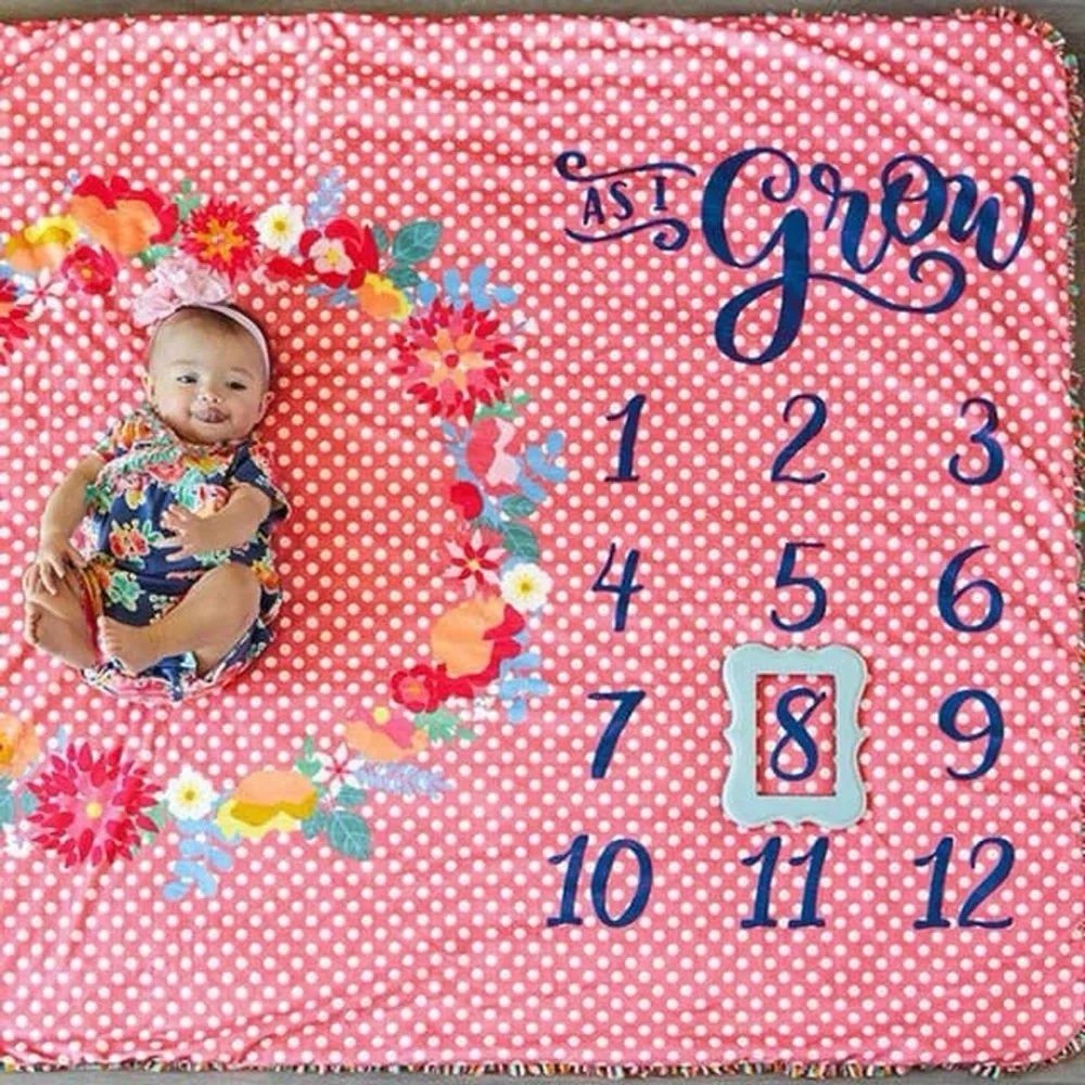 Matilda Jane "As I Grow" 62" X 54" Plush Velvety Baby Blanket